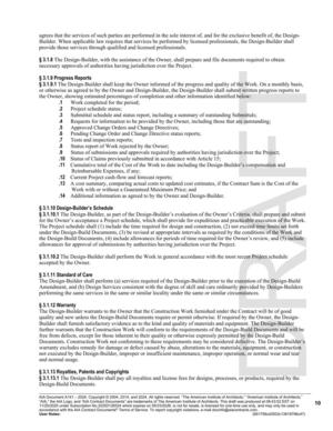 [Builder. When applicable law requires that services be performed by licensed professionals, the Design-Builder shall]