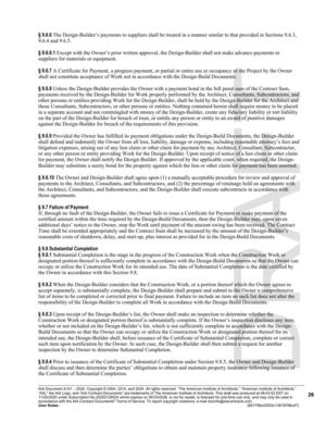 [or any other person or entity providing Work for the Design-Builder. Upon receipt of notice of a lien claim or other claim]