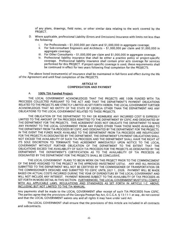 ITS SOLE DISCRETION TO TERMINATE THIS AGREEMENT IMMEDIATELY UPON NOTICE TO THE LOCAL