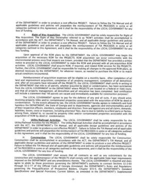 [notice to proceed to the LOCAL GOVERNMENT to stake the ROW and proceed with all pre-acquisition ROW]