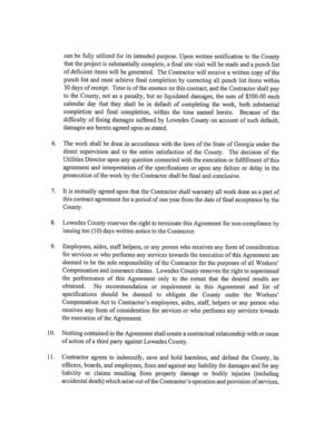 [issuing ten (10) days written notice to the Contractor.]