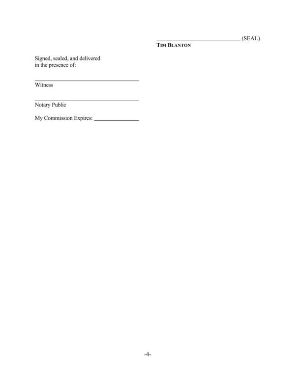 Signed, sealed,* and delivered