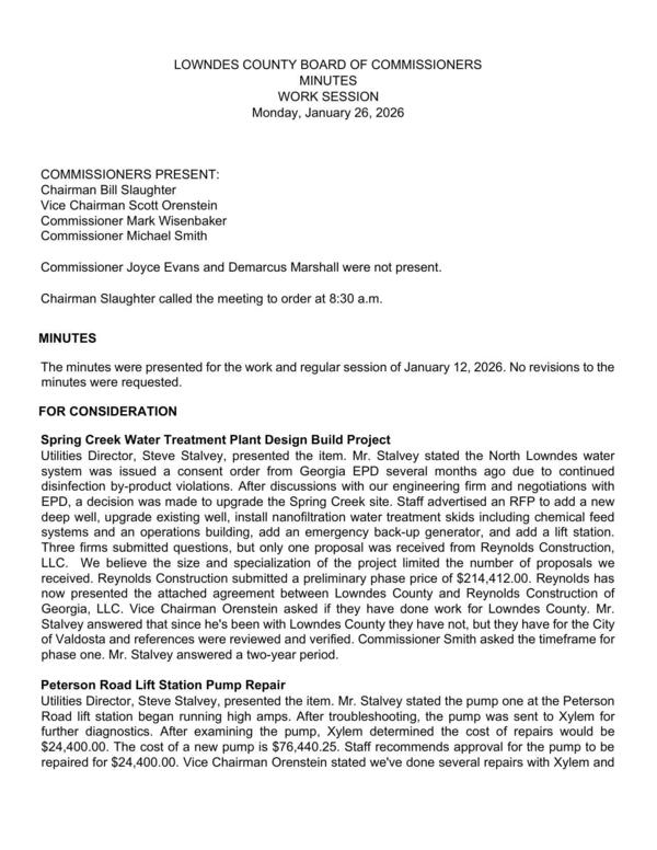 [LLC. We believe the size and specialization of the project limited the number of proposals we]