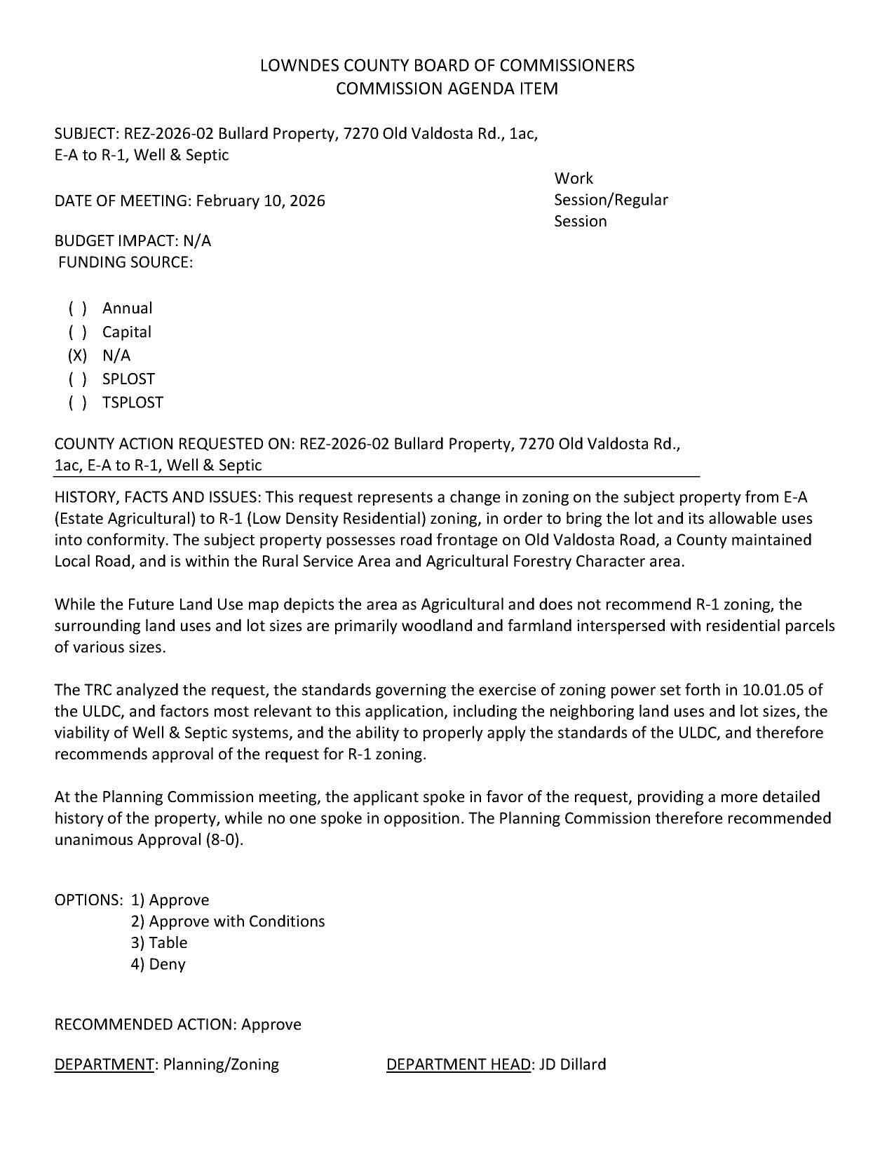 to bring the lot and its allowable uses into conformity.