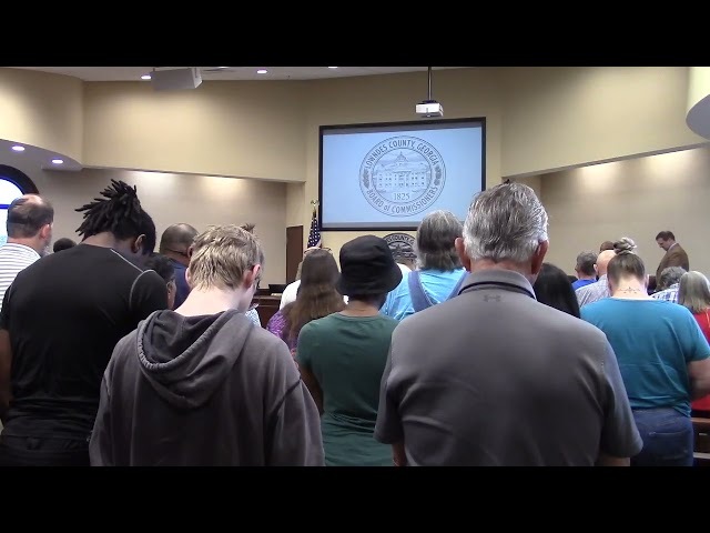 [1. Call to Order 2. Invocation 3. Pledge]