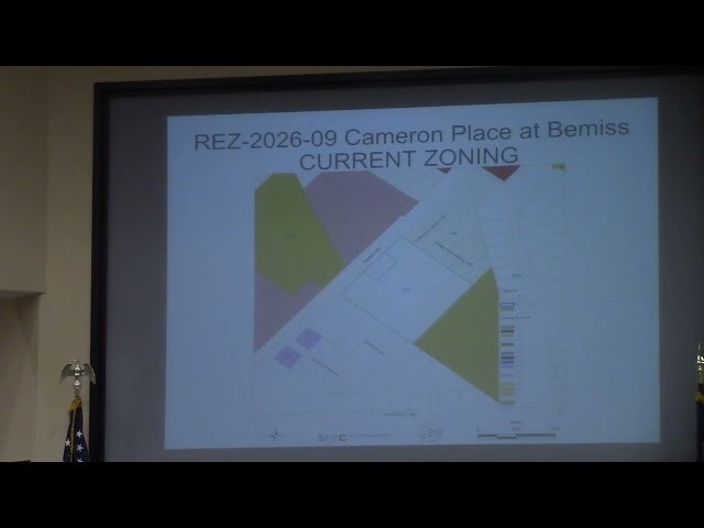 7.b. REZ-2026-09 Cameron Place, 4554 Bemiss Rd, ~10.2ac, E-A to P-D - C-G