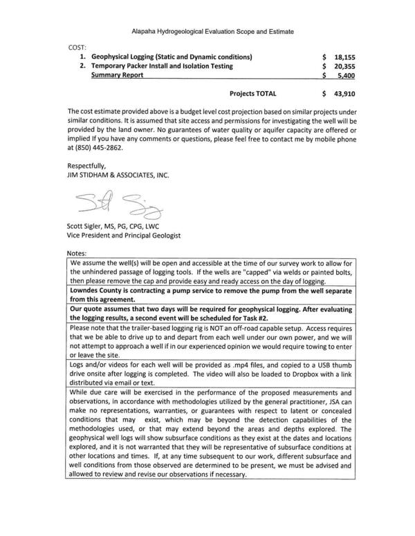 Scott Sigler, MS, PG, CPG, LWC, Vice President and Principal Geologist