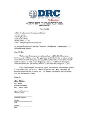 [DRC Emergency Services]