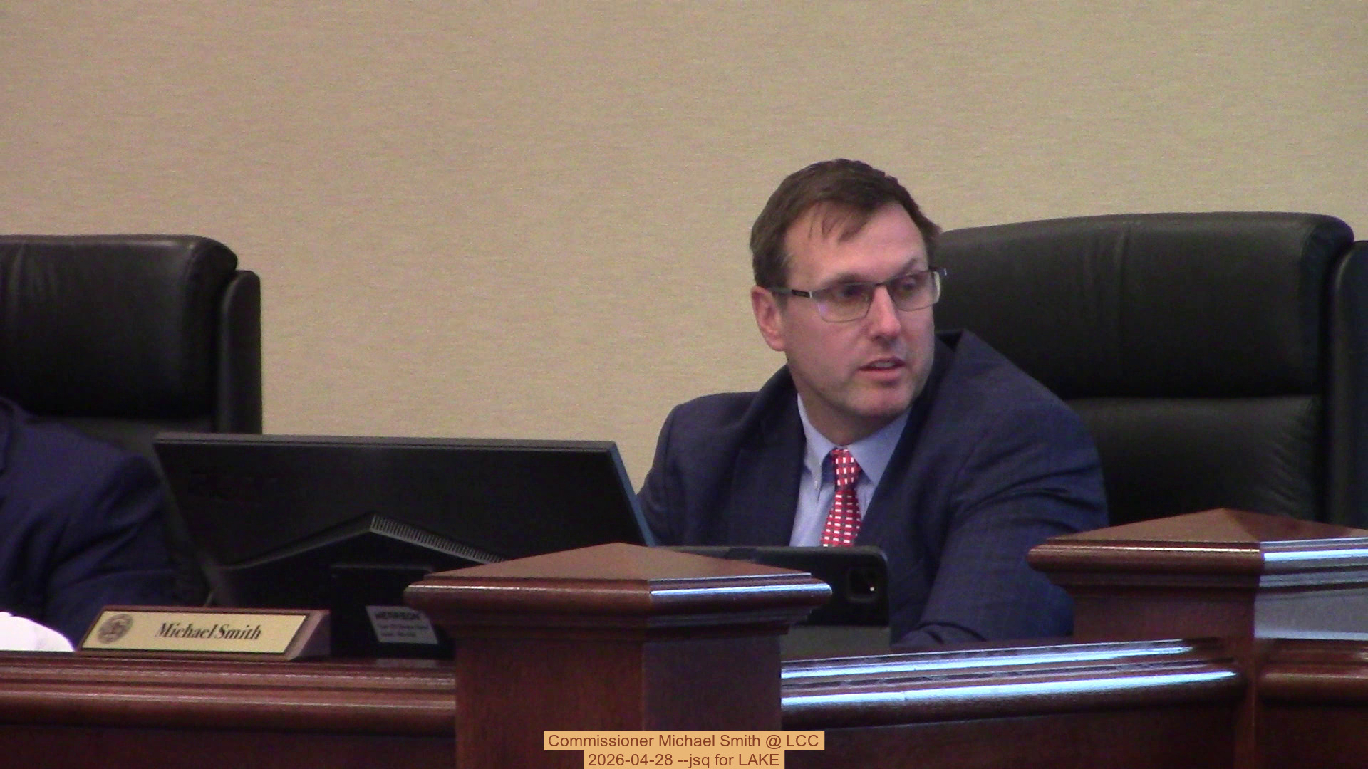 Commissioner Michael Smith @ LCC, 2026-04-28 --jsq for LAKE