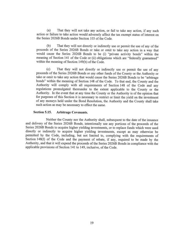 the Series 2026B Bonds under Section 103 of the Code.