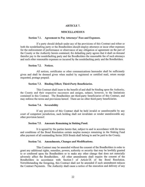 Section 7.2. Notices.