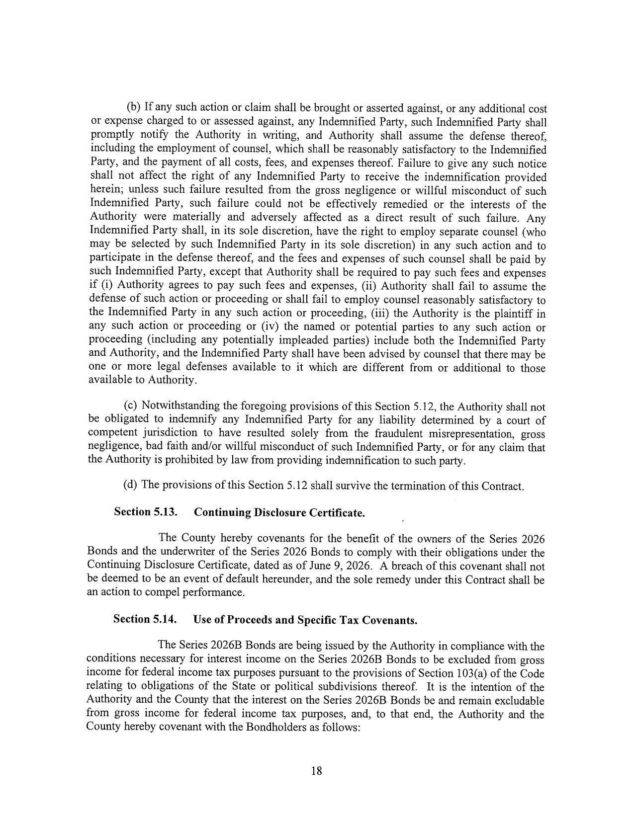 Party, and the payment of all costs, fees, and expenses thereof. Failure to give any such notice