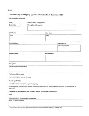 [Stacy Young application]