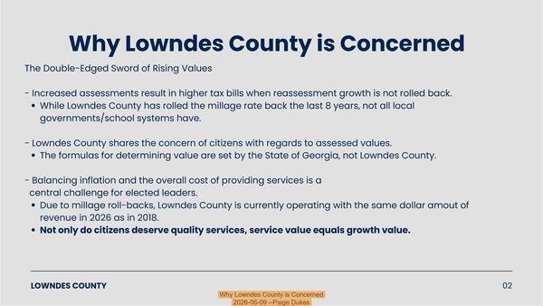 Why Lowndes County is Concerned, 2026-06-09 --Paige Dukes