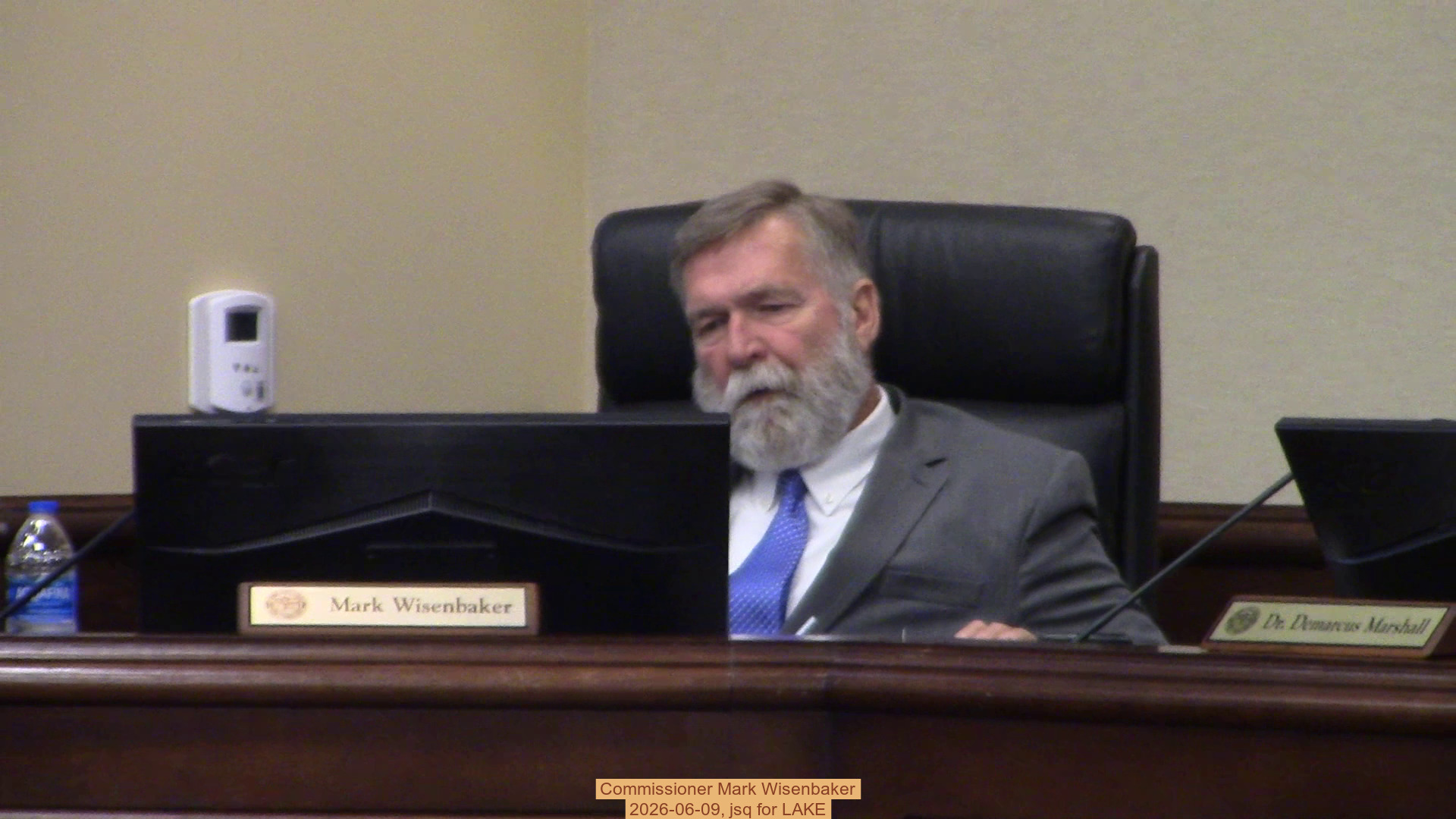 Commissioner Mark Wisenbaker, 2026-06-09, jsq for LAKE