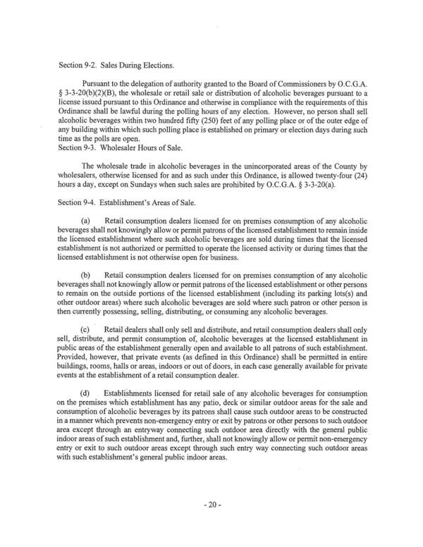 Section 9-2. Sales During Elections.