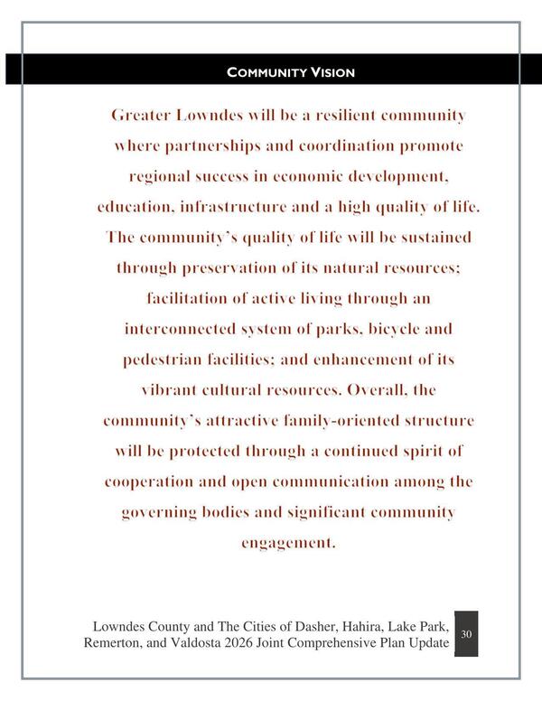 COMMUNITY VISION