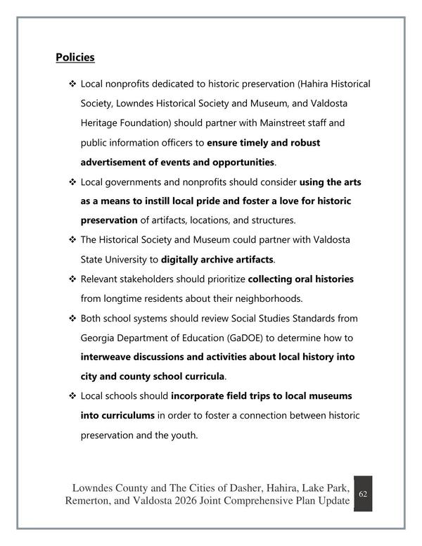 Policies