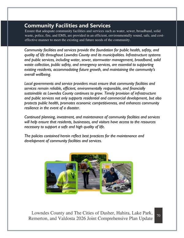[Community Facilities and Services]