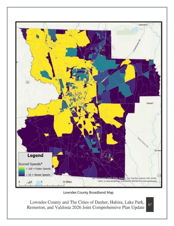 [Lowndes County Broadband Map]