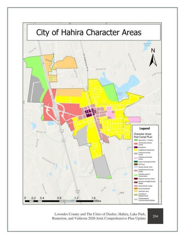 [City of Hahira Character Areas]