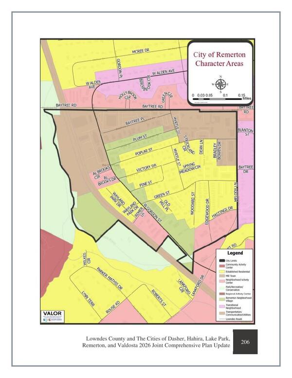 [City of Remerton Character Areas]