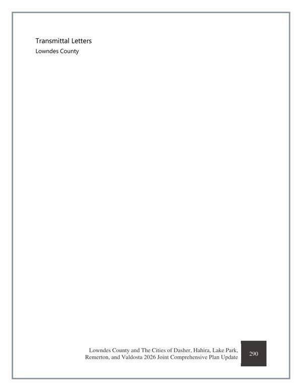 [Transmittal Letters]