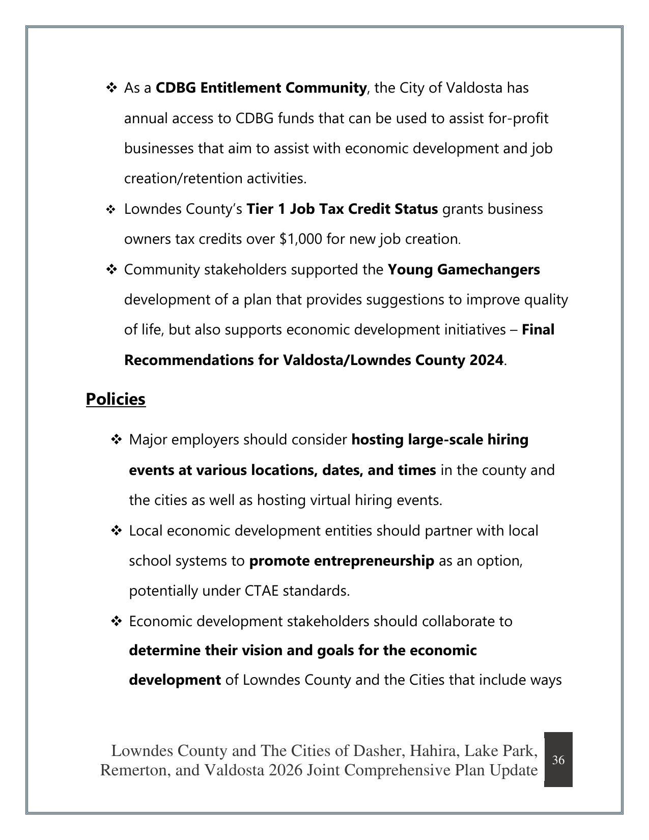 Policies