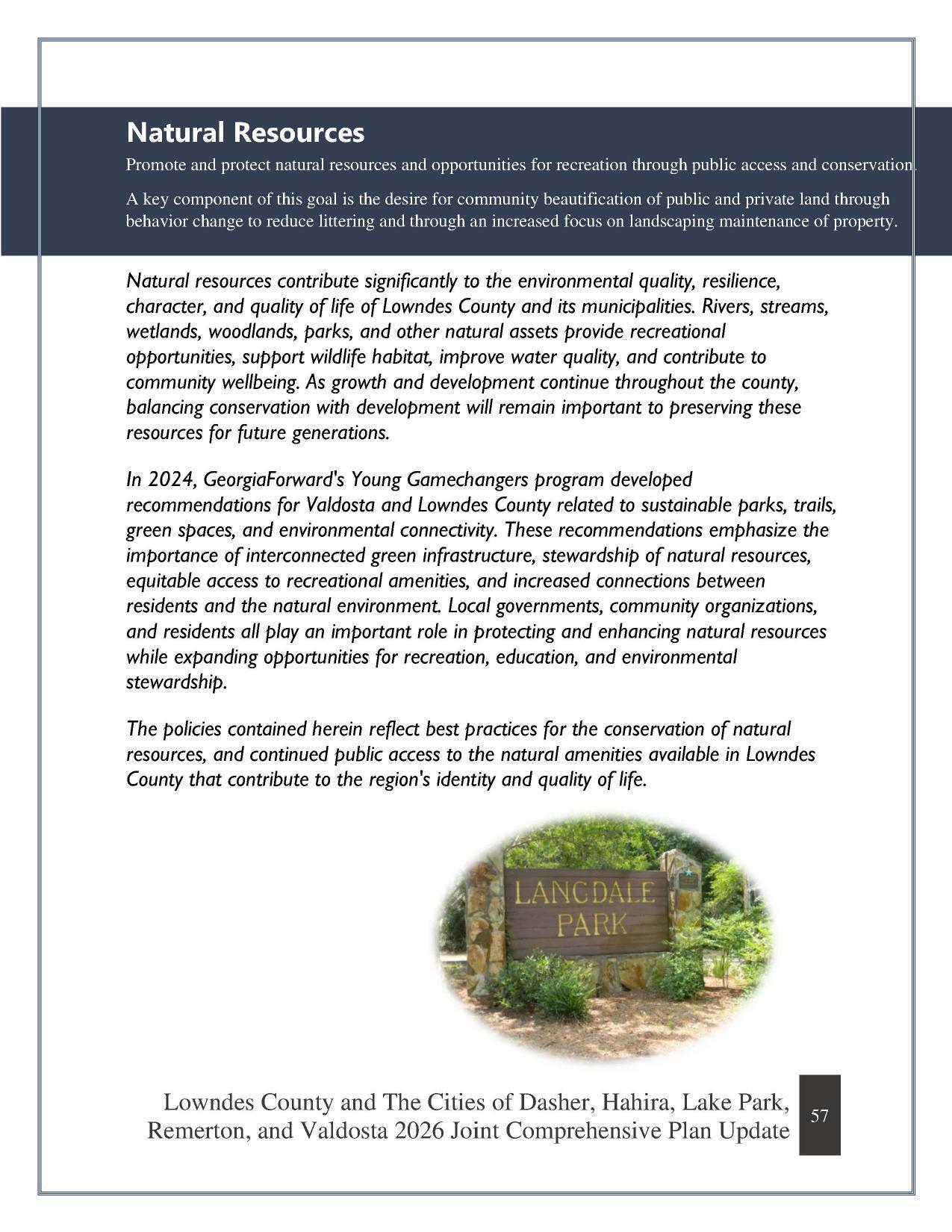 Natural Resources