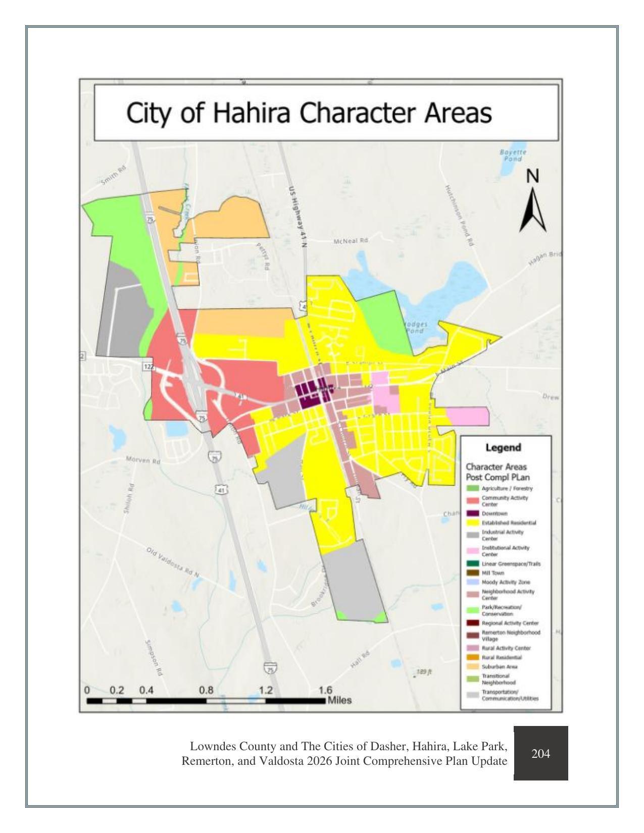 City of Hahira Character Areas