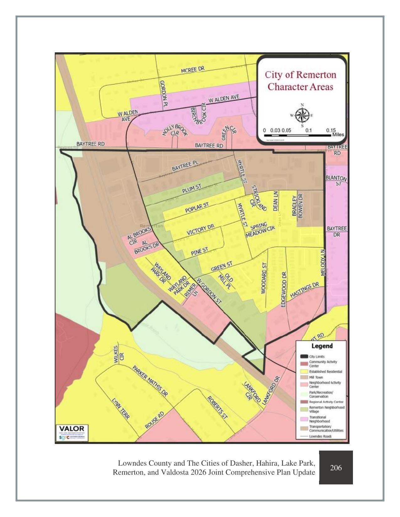City of Remerton Character Areas