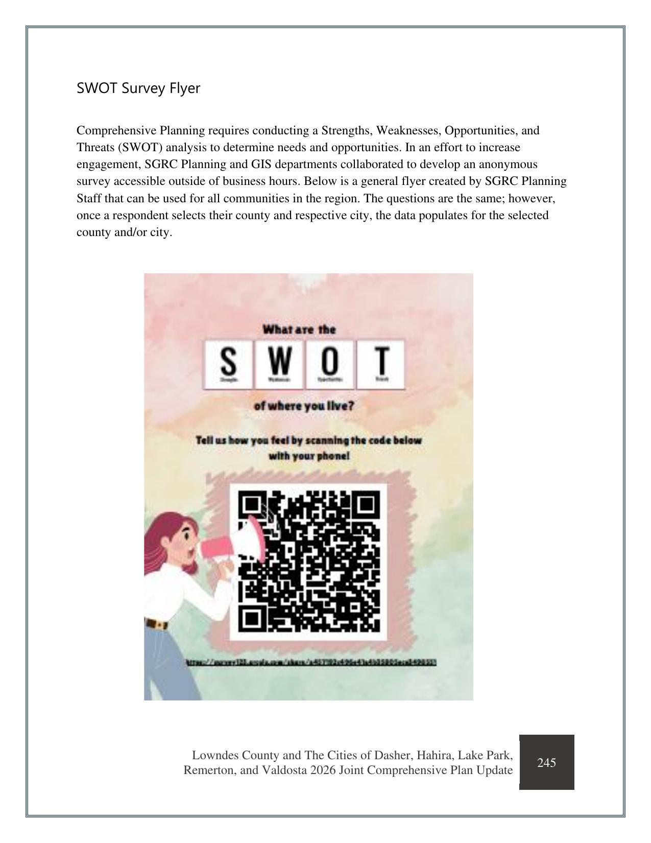 SWOT Survey Flyer