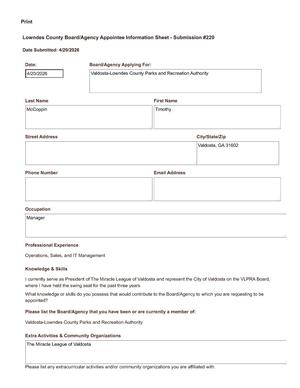 [Timothy McCoppin application]