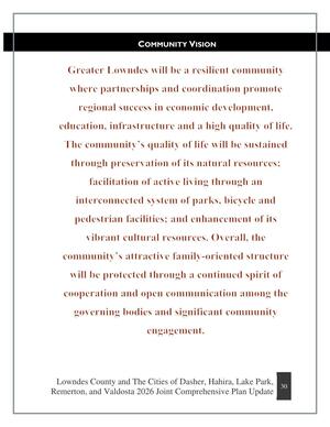 [COMMUNITY VISION]