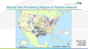 [Natural Gas Processing Regions & Pipeline Network]