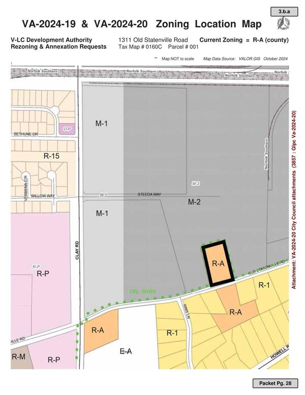 Zoning Location Map