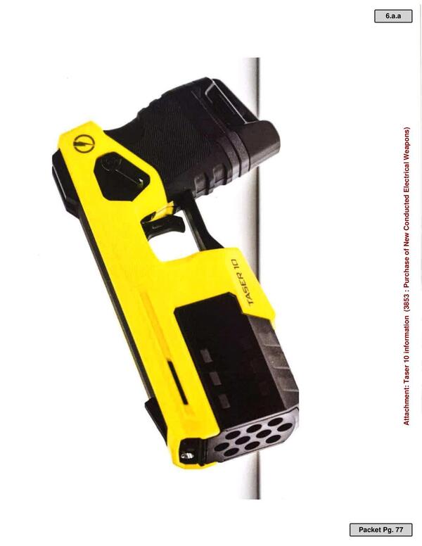 Photograph Attachment: Taser 10 Information