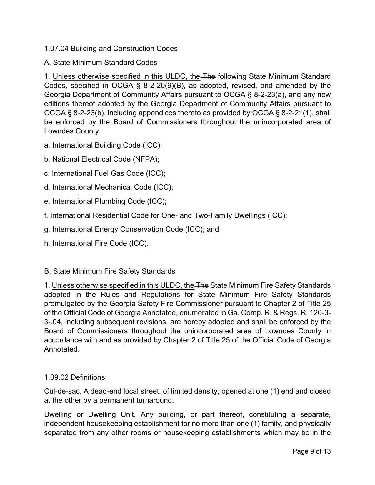 1.07.04 Building and Construction Codes