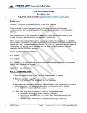 [Code Amendment DRAFT Tree Protection August 23, 2024 Revised September 5November 7, 2024, 2024]