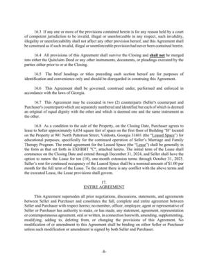 [ENTIRE AGREEMENT]