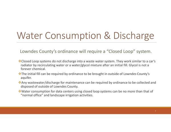 [Water Consumption & Discharge]