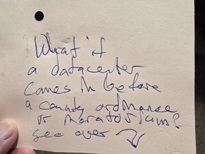 [What if a datacenter comes in before a county ordinance or moratorium?, 2026-07-28 --jsq for LAKE]