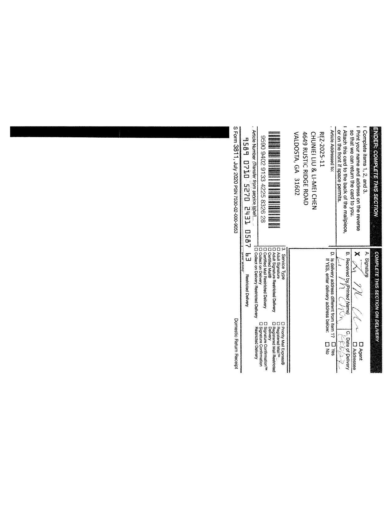 Notice Returns and Letters 0021