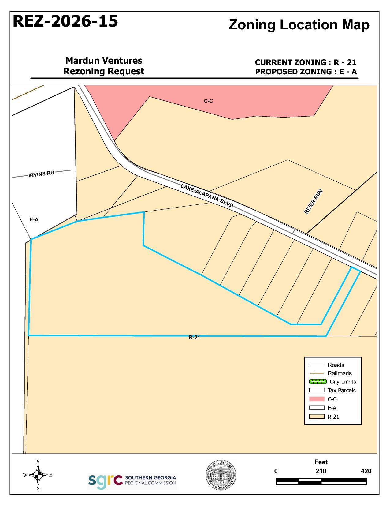 Zoning Location Map